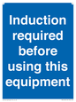 MV10418: Induction required before using this equipment