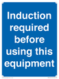 MV10418: Induction required before using this equipment