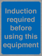 MV10418: Induction required before using this equipment