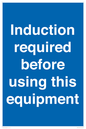 MV10418: Induction required before using this equipment