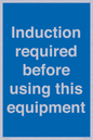 MV10418: Induction required before using this equipment