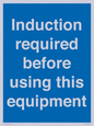 MV10418: Induction required before using this equipment