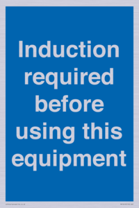 MV10418: Induction required before using this equipment