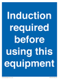 MV10418: Induction required before using this equipment