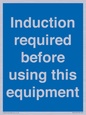 MV10418: Induction required before using this equipment