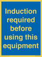 MV10418: Induction required before using this equipment