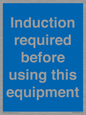 MV10418: Induction required before using this equipment