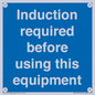 MV10418: Induction required before using this equipment