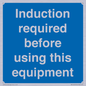 MV10418: Induction required before using this equipment
