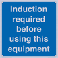 MV10418: Induction required before using this equipment