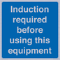 MV10418: Induction required before using this equipment