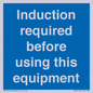MV10418: Induction required before using this equipment