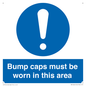 MV10424: Bump caps must be worn in this area