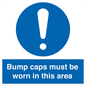 MV10424: Bump caps must be worn in this area