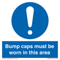 MV10424: Bump caps must be worn in this area