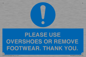 MV10437: PLEASE USE OVERSHOES OR REMOVE FOOTWEAR. THANK YOU.