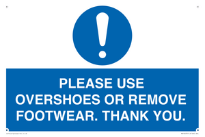 MV10437: PLEASE USE OVERSHOES OR REMOVE FOOTWEAR. THANK YOU.