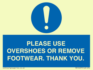 MV10437: PLEASE USE OVERSHOES OR REMOVE FOOTWEAR. THANK YOU.