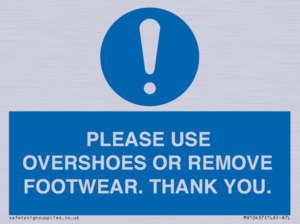 MV10437: PLEASE USE OVERSHOES OR REMOVE FOOTWEAR. THANK YOU.