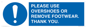 MV10437: PLEASE USE OVERSHOES OR REMOVE FOOTWEAR. THANK YOU.
