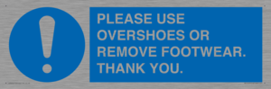 MV10437: PLEASE USE OVERSHOES OR REMOVE FOOTWEAR. THANK YOU.