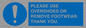 MV10437: PLEASE USE OVERSHOES OR REMOVE FOOTWEAR. THANK YOU.