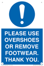MV10437: PLEASE USE OVERSHOES OR REMOVE FOOTWEAR. THANK YOU.