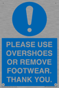 MV10437: PLEASE USE OVERSHOES OR REMOVE FOOTWEAR. THANK YOU.