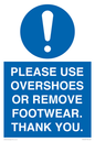 MV10437: PLEASE USE OVERSHOES OR REMOVE FOOTWEAR. THANK YOU.
