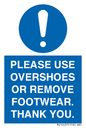 MV10437: PLEASE USE OVERSHOES OR REMOVE FOOTWEAR. THANK YOU.