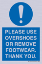 MV10437: PLEASE USE OVERSHOES OR REMOVE FOOTWEAR. THANK YOU.