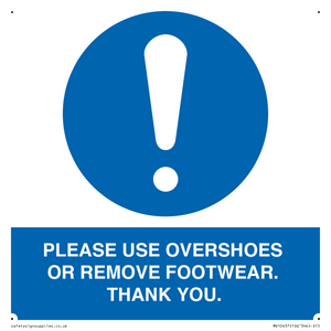 MV10437: PLEASE USE OVERSHOES OR REMOVE FOOTWEAR. THANK YOU.