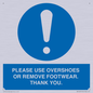 MV10437: PLEASE USE OVERSHOES OR REMOVE FOOTWEAR. THANK YOU.