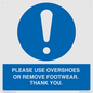 MV10437: PLEASE USE OVERSHOES OR REMOVE FOOTWEAR. THANK YOU.