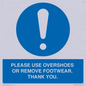 MV10437: PLEASE USE OVERSHOES OR REMOVE FOOTWEAR. THANK YOU.