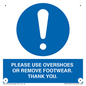 MV10437: PLEASE USE OVERSHOES OR REMOVE FOOTWEAR. THANK YOU.