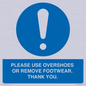 MV10437: PLEASE USE OVERSHOES OR REMOVE FOOTWEAR. THANK YOU.