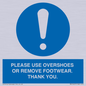 MV10437: PLEASE USE OVERSHOES OR REMOVE FOOTWEAR. THANK YOU.