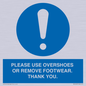 MV10437: PLEASE USE OVERSHOES OR REMOVE FOOTWEAR. THANK YOU.