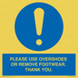 MV10437: PLEASE USE OVERSHOES OR REMOVE FOOTWEAR. THANK YOU.