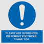 MV10437: PLEASE USE OVERSHOES OR REMOVE FOOTWEAR. THANK YOU.