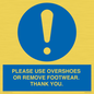 MV10437: PLEASE USE OVERSHOES OR REMOVE FOOTWEAR. THANK YOU.