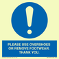 MV10437: PLEASE USE OVERSHOES OR REMOVE FOOTWEAR. THANK YOU.