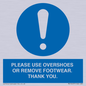 MV10437: PLEASE USE OVERSHOES OR REMOVE FOOTWEAR. THANK YOU.