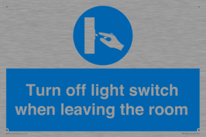 MV10441: Turn off light switch when leaving the room
