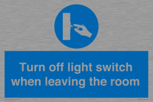 MV10441: Turn off light switch when leaving the room