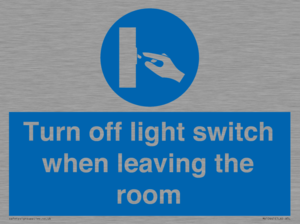 MV10441: Turn off light switch when leaving the room
