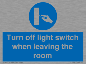 MV10441: Turn off light switch when leaving the room
