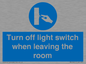 MV10441: Turn off light switch when leaving the room