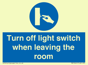 MV10441: Turn off light switch when leaving the room